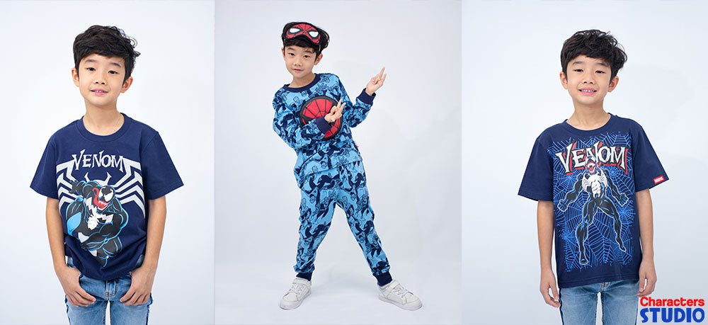 นายแบบตัวน้อยกับเสื้อผ้าเด็ก Venom และ Spider-Man ใส่แล้วเท่ห์กว่าใคร