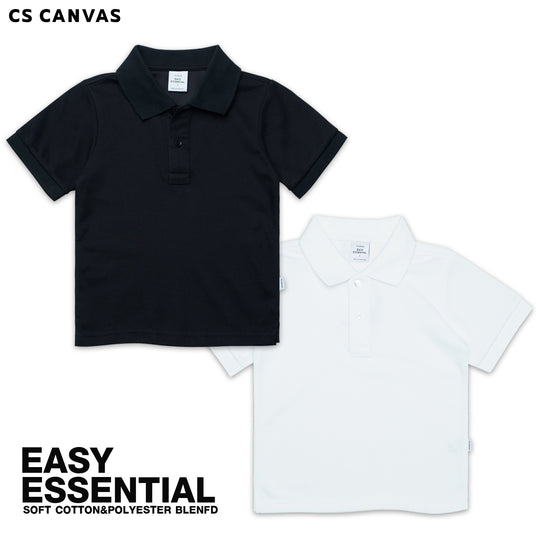 EASY ESSENTIAL เสื้อโปโลสำหรับเด็ก