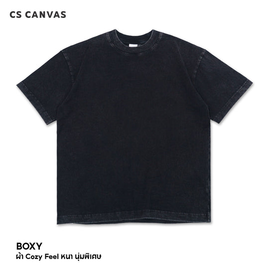 COZY FEEL เสื้อฟอกทรงบ็อกซี่