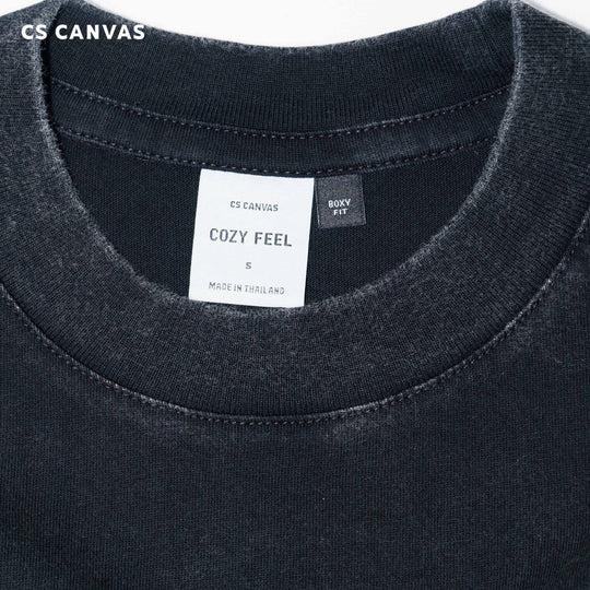 COZY FEEL เสื้อฟอกทรงบ็อกซี่