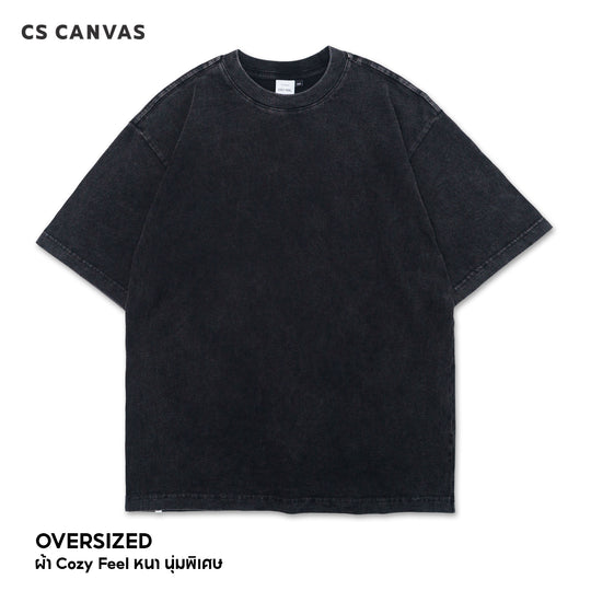 COZY FEEL เสื้อฟอกทรงโอเวอร์ไซซ์