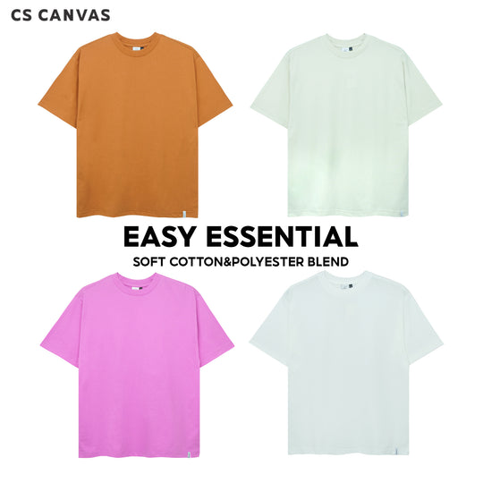 EASY ESSENTIAL เสื้อยืดทรงโอเวอร์ไซซ์