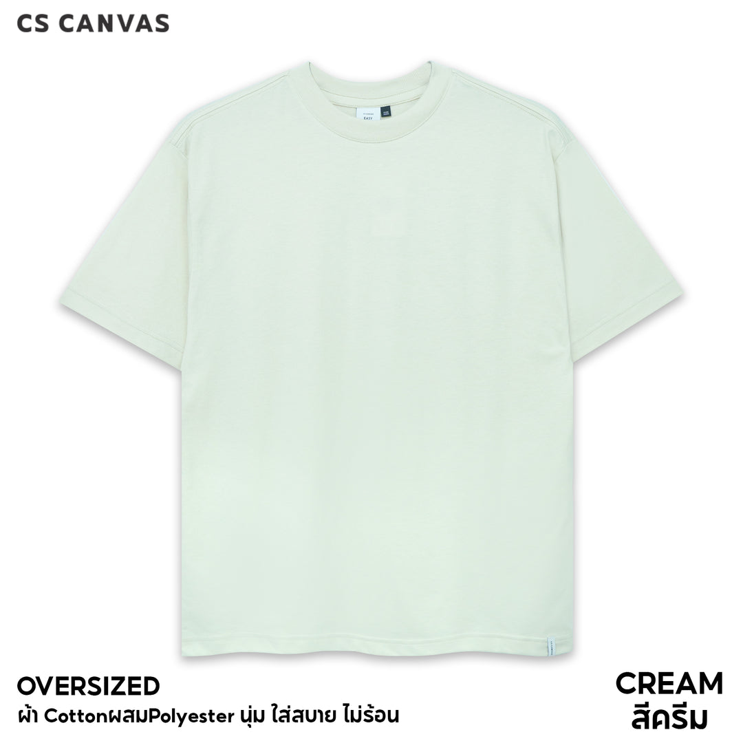 EASY ESSENTIAL เสื้อยืดทรงโอเวอร์ไซซ์