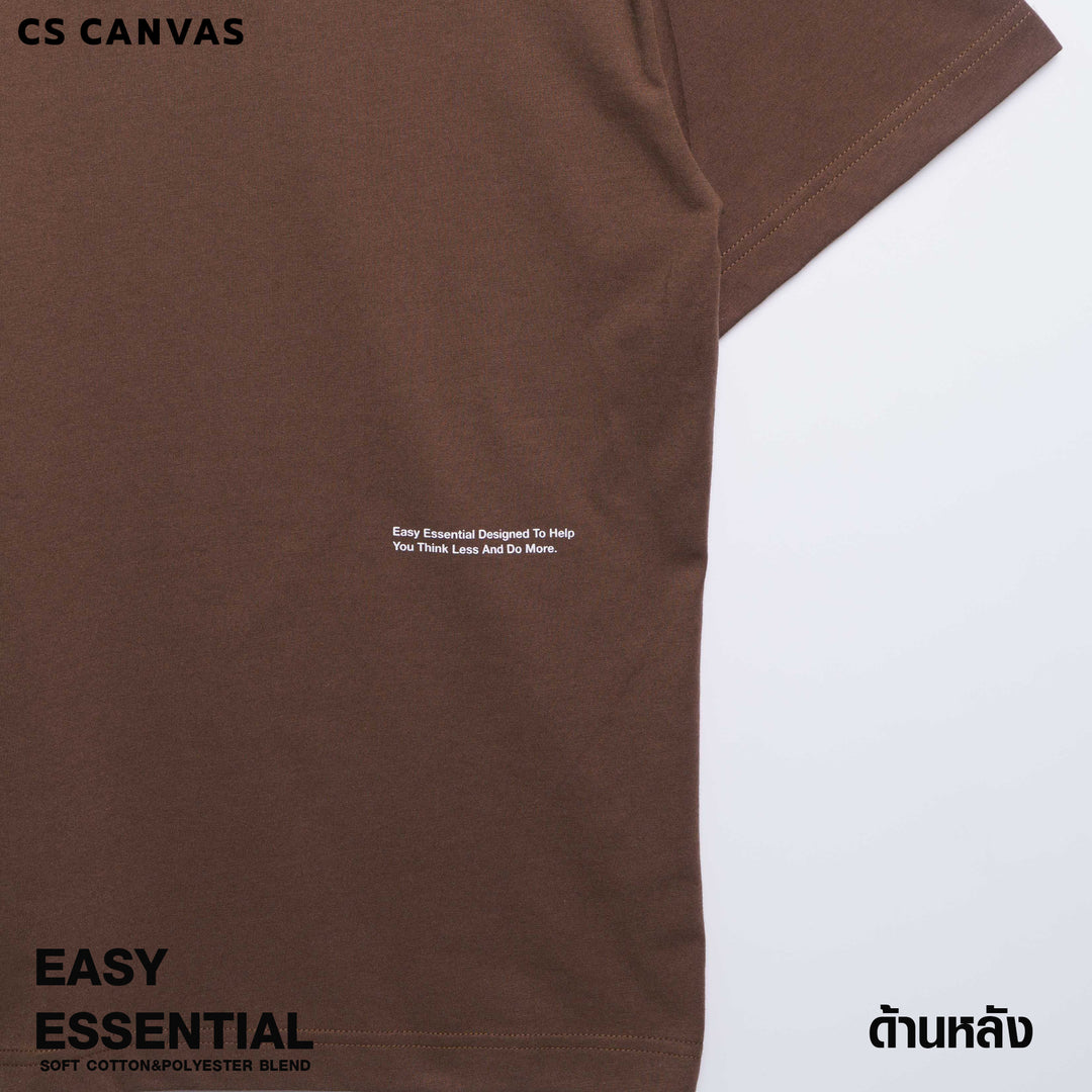 EASY ESSENTIAL เสื้อยืดทรงโอเวอร์ไซซ์  Think Less. Do More.