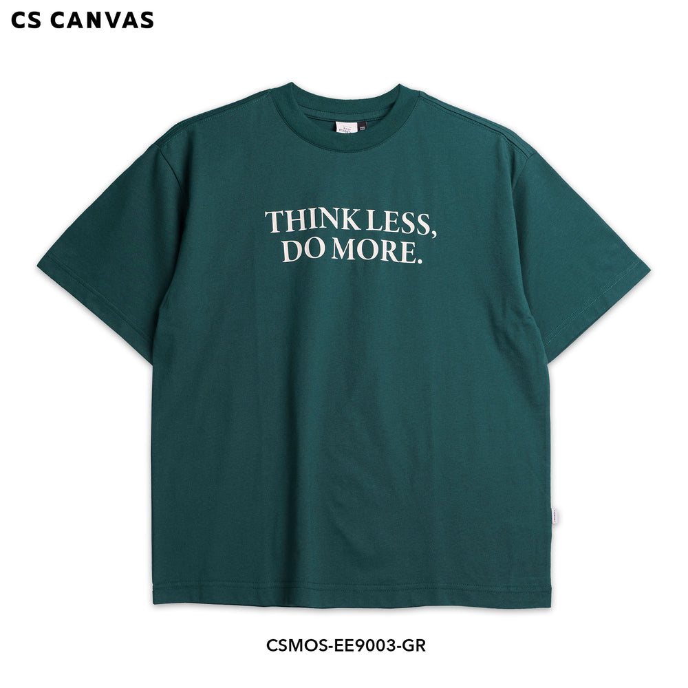 EASY ESSENTIAL เสื้อยืดทรงโอเวอร์ไซซ์ Think Less, Do More.