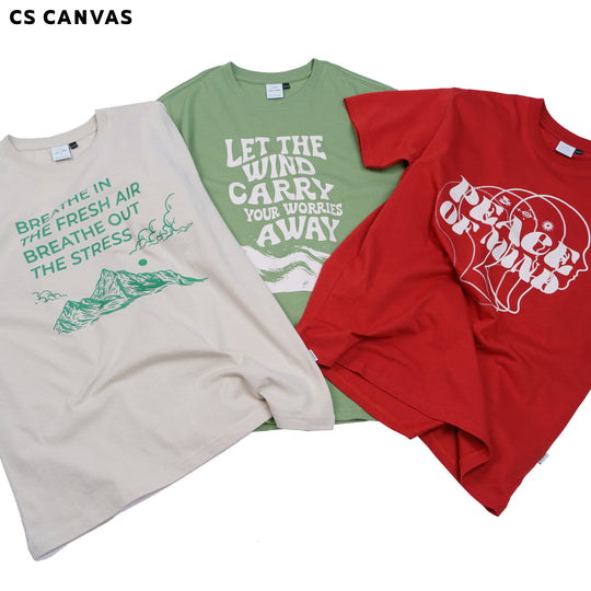 COZY FEEL เสื้อยืดทรงรีแลกซ์