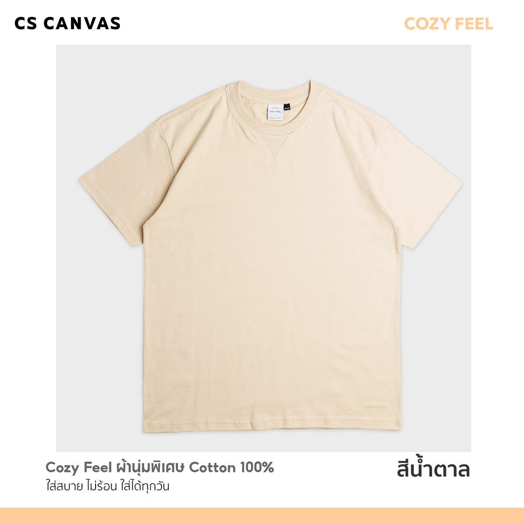 COZY FEEL เสื้อยืดทรงรีแลกซ์