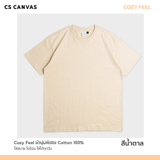 COZY FEEL เสื้อยืดทรงรีแลกซ์