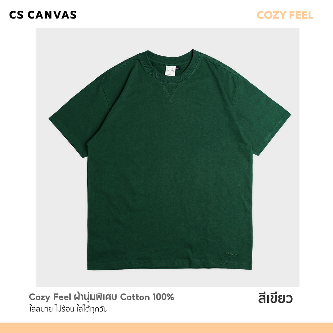 COZY FEEL เสื้อยืดทรงรีแลกซ์