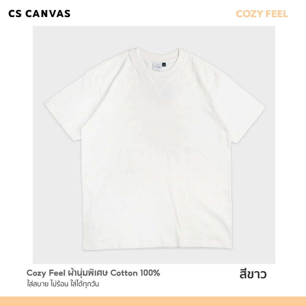 COZY FEEL เสื้อยืดทรงรีแลกซ์