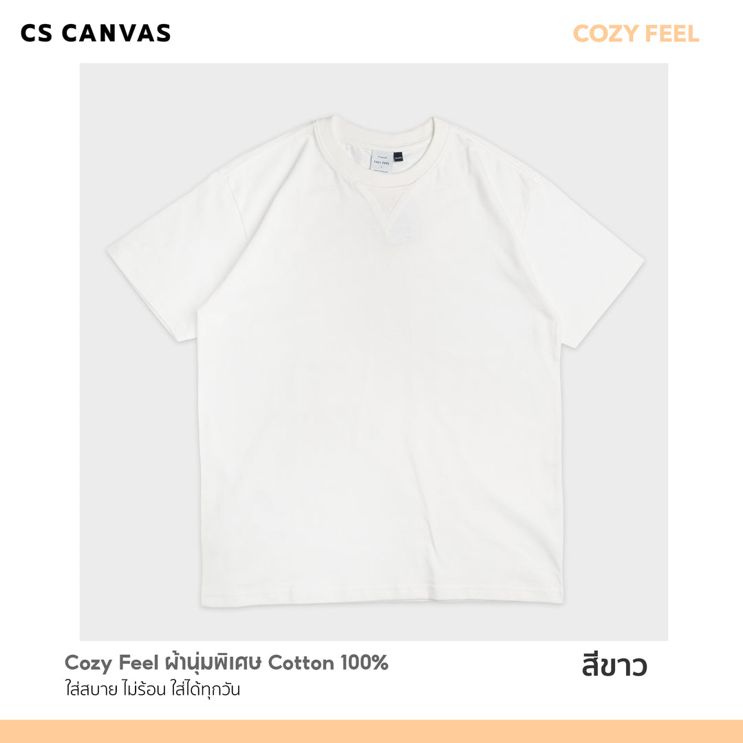 COZY FEEL เสื้อยืดทรงรีแลกซ์