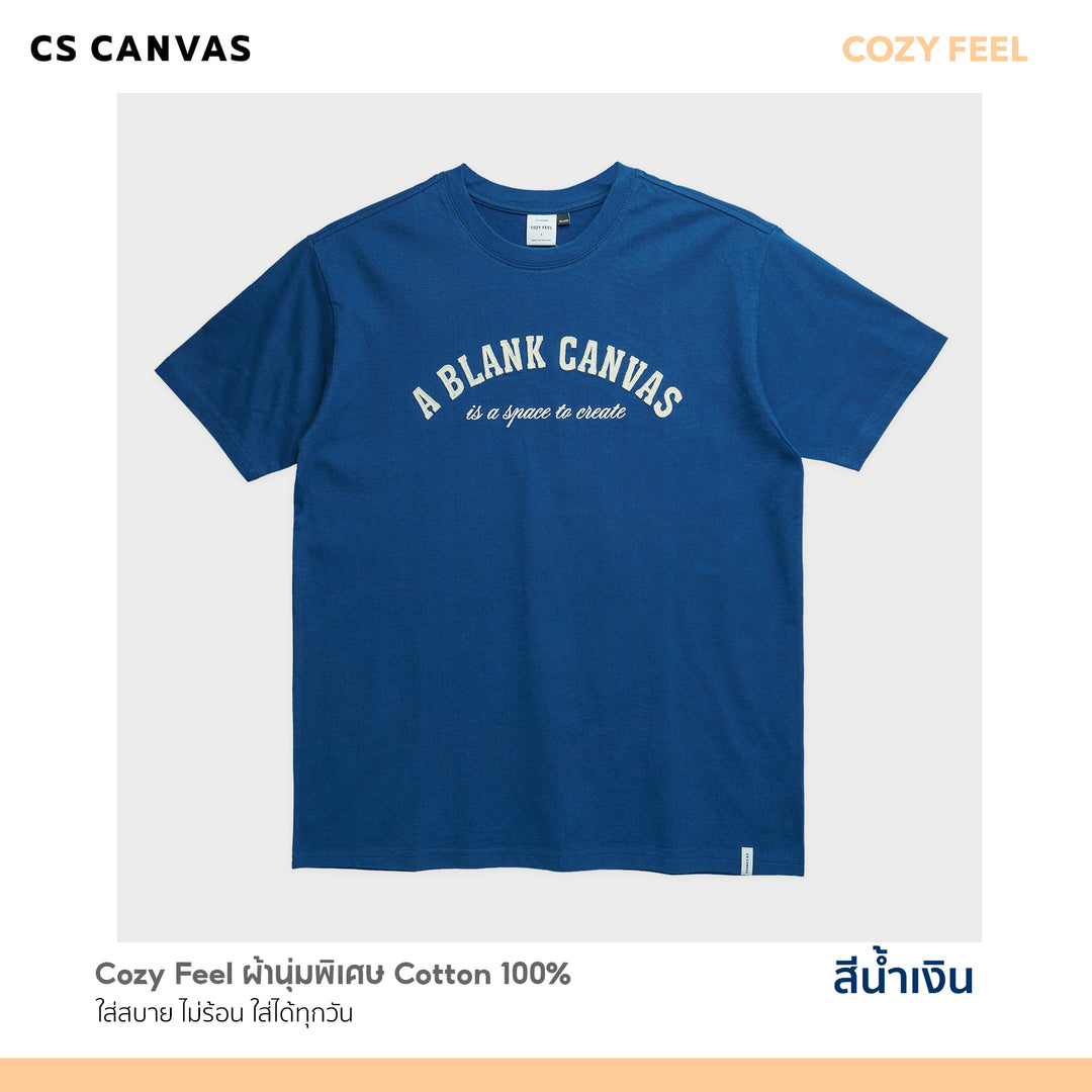 COZY FEEL - A Blank Canvas เสื้อยืดทรงรีแลกซ์