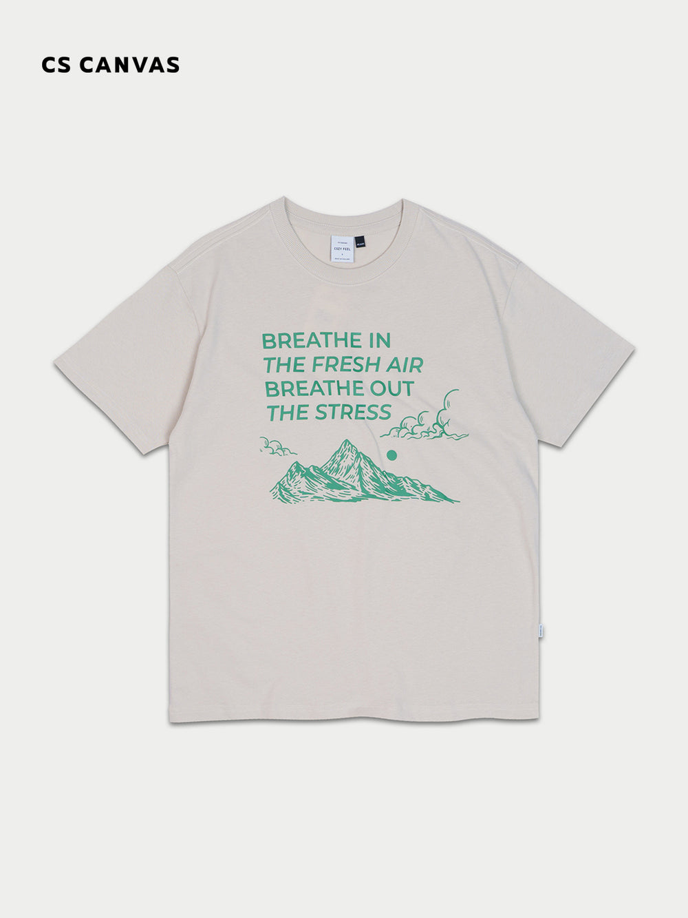 COZY FEEL เสื้อยืดทรงรีแลกซ์
