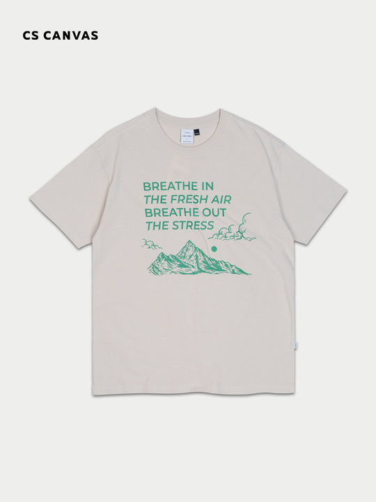 COZY FEEL เสื้อยืดทรงรีแลกซ์