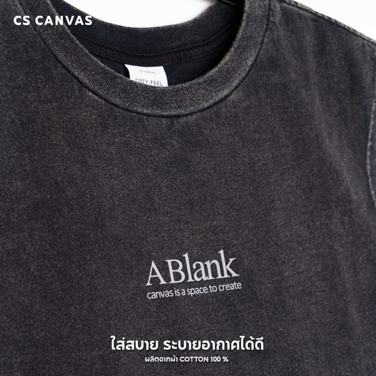 COZY FEEL - A Blank Canvas เสื้อกล้ามฟอก