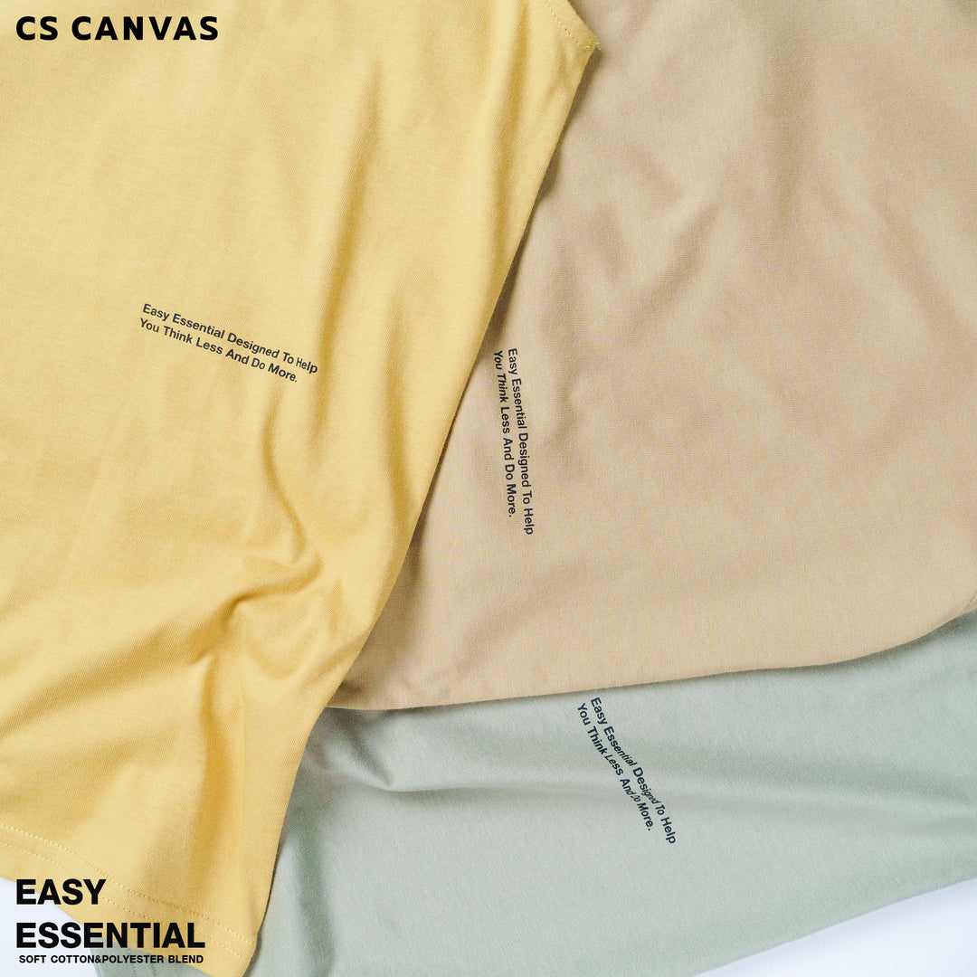 EASY ESSENTIAL เสื้อยืดแขนกุด Think Less. Do More.