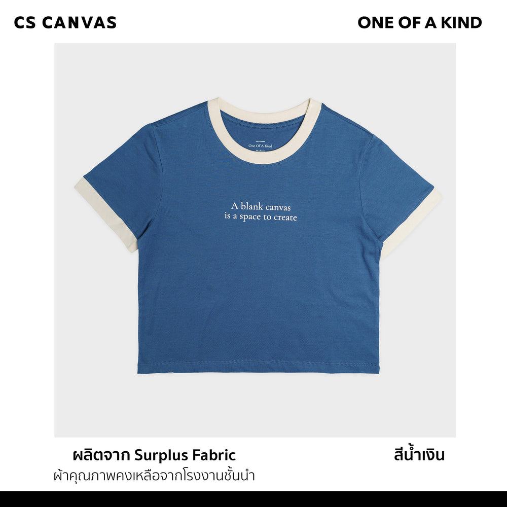 ONE OF A KIND เสื้อครอปสำหรับผู้หญิง A Blank Canvas