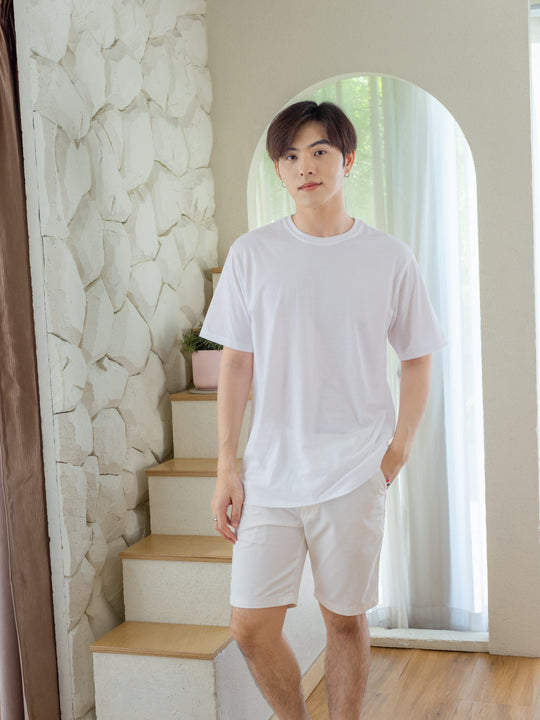 EASY ESSENTIAL เสื้อยืดทรงโอเวอร์ไซซ์