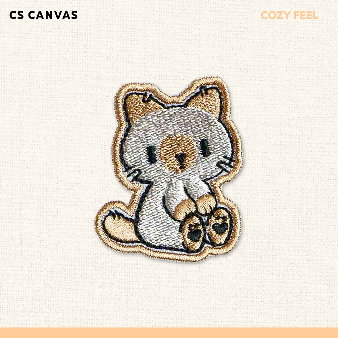COZY FEEL เสื้อยืดทรงโอเวอร์ไซซ์มีกระเป๋าสามารถติด Patch  สำหรับเด็ก