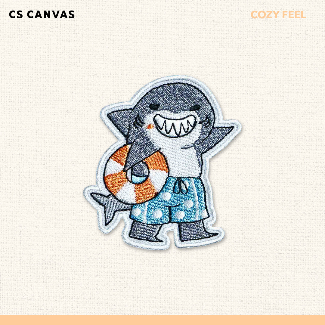COZY FEEL เสื้อยืดทรงโอเวอร์ไซซ์มีกระเป๋าสามารถติด Patch  สำหรับเด็ก