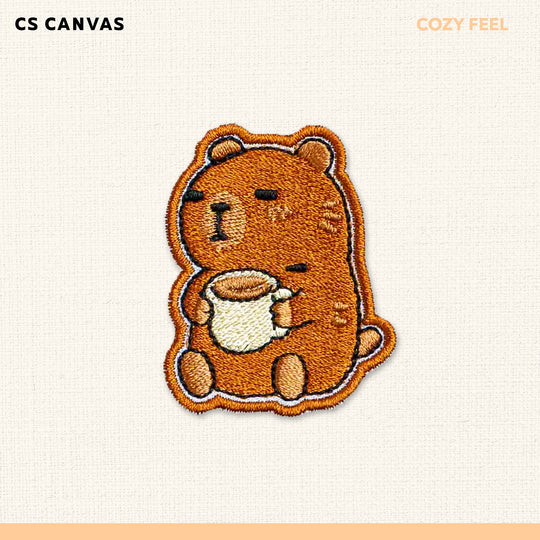 COZY FEEL เสื้อยืดทรงโอเวอร์ไซซ์มีกระเป๋าสามารถติด Patch  สำหรับเด็ก